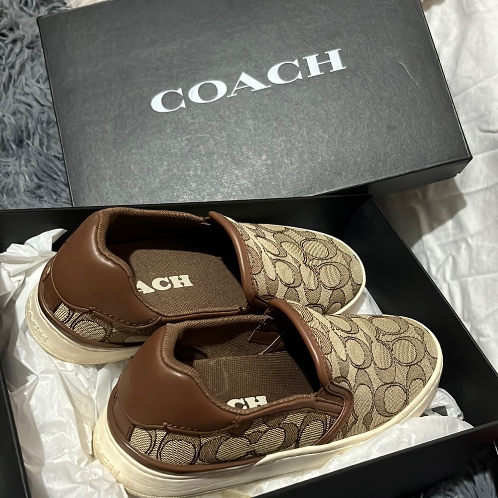 Coach slip ons size 5 women’s